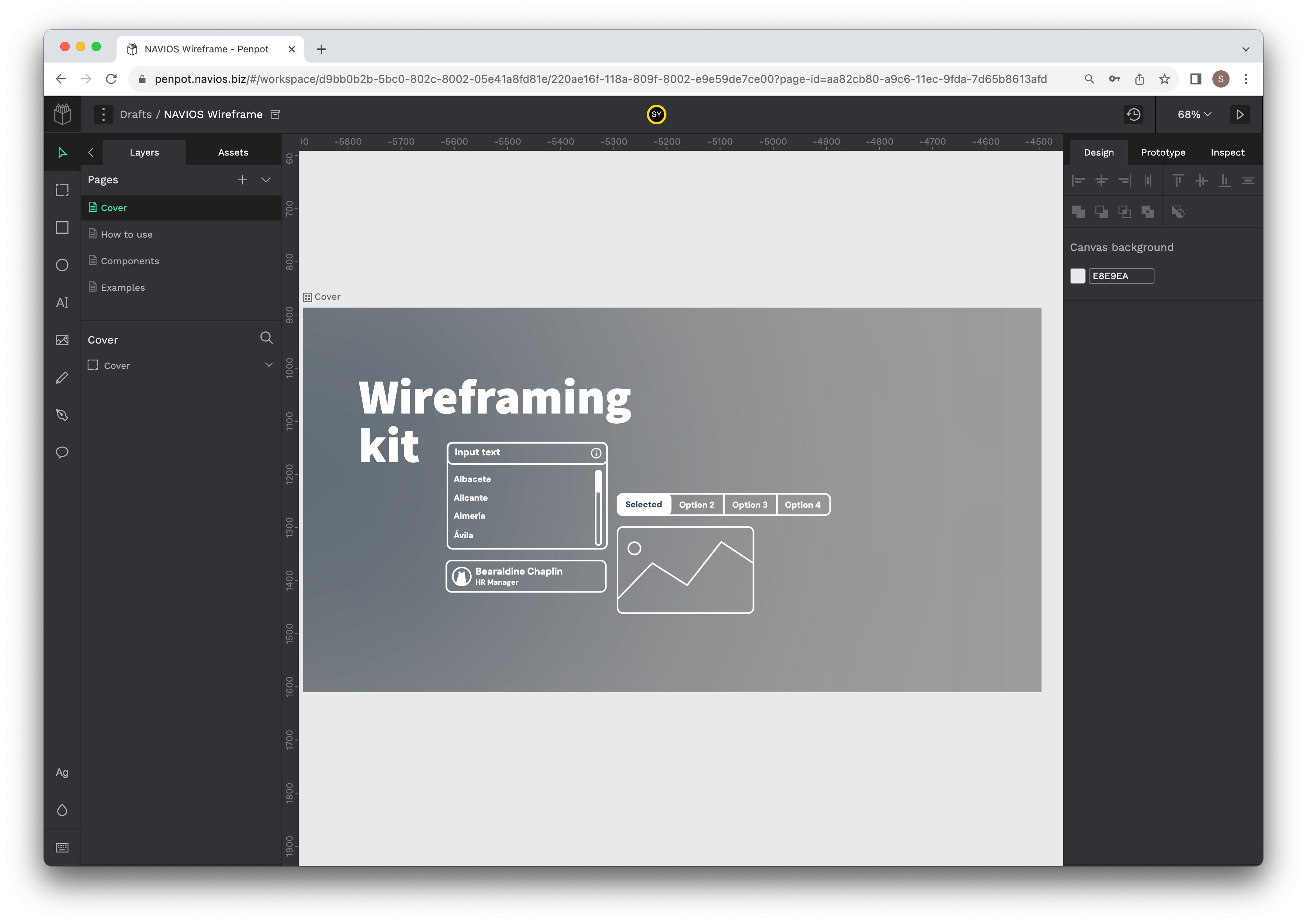 Penpot Wireframing kit